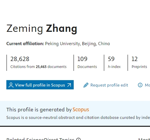 张泽民  sciencedirect 