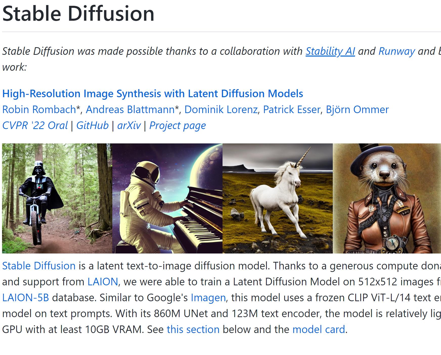 stable-diffusion 官方代码
