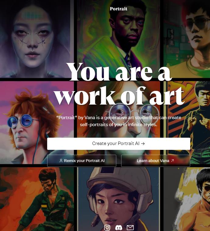 futurepedia 生成艺术头像