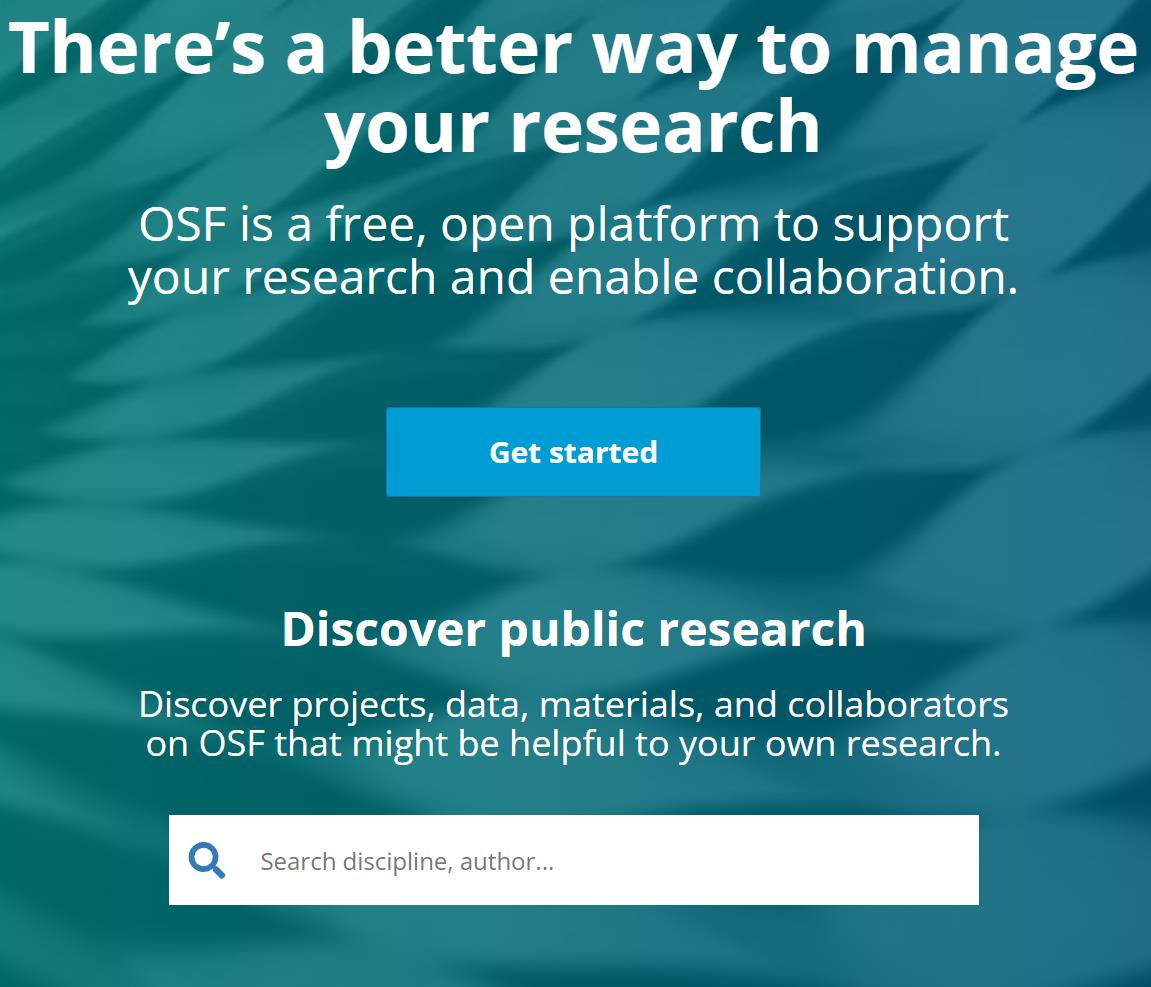 OSF 连接整个研究周期