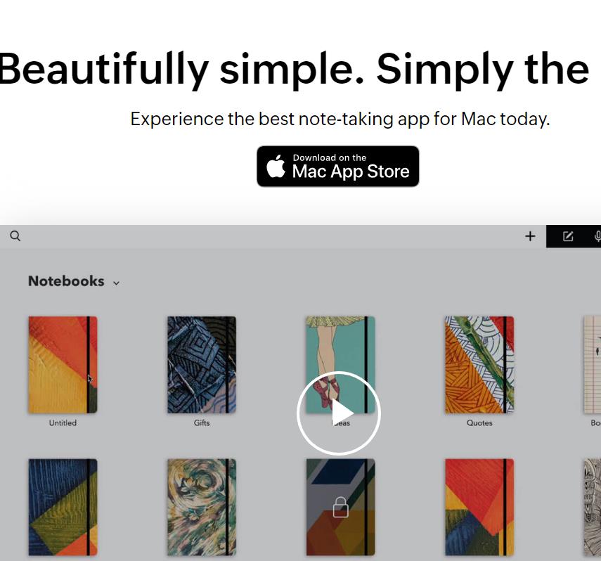 notebook for mac:简洁漂亮