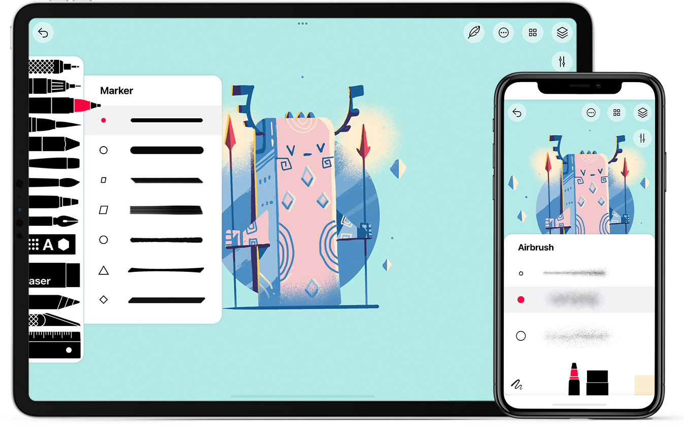 tayasui-专业绘图