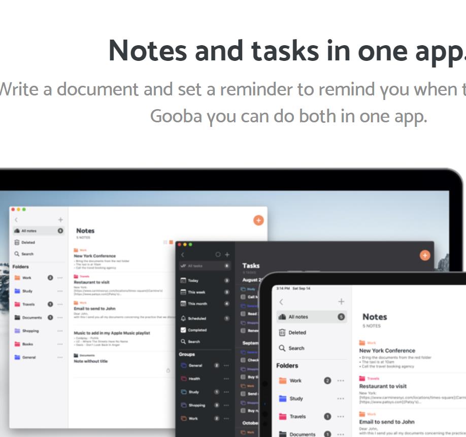 goobapp:笔记和任务集成一体