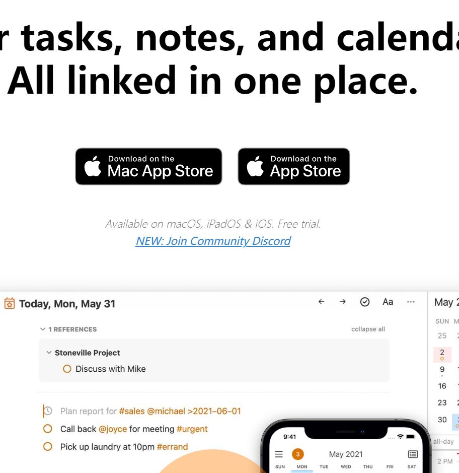 noteplan:日历、任务、待办集成