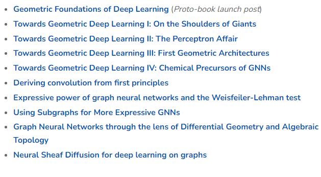 Geometric Deep Learning 