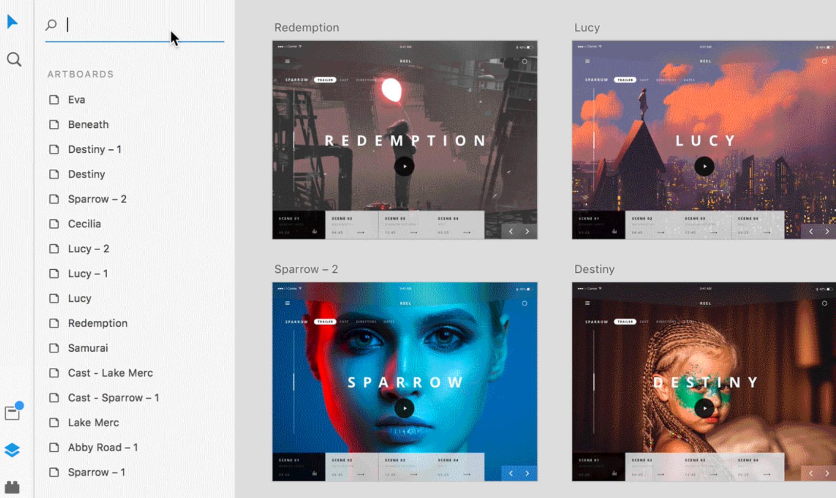 adobexd-网站和app原型设计