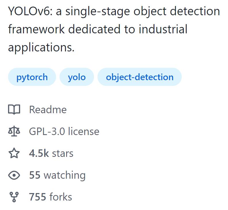 Github 美团 yolov6 代码实现