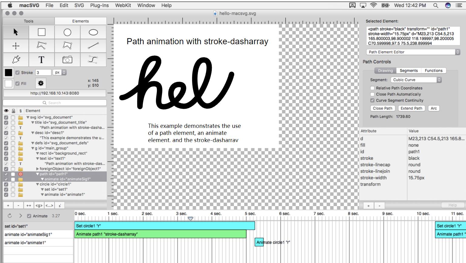macsvg-设计HTML5 SVG艺术和动画