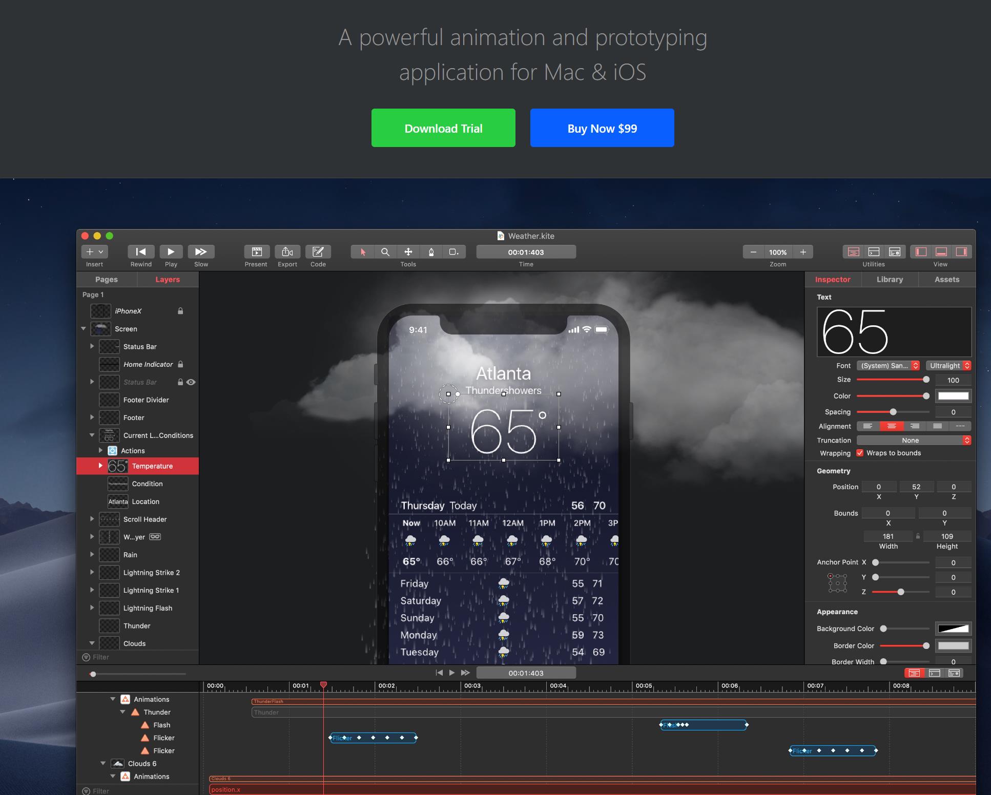 kiteapp-原型动画