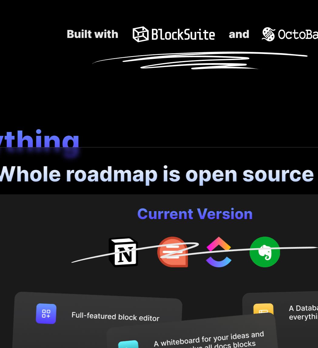 affine 开源版notion 知识库