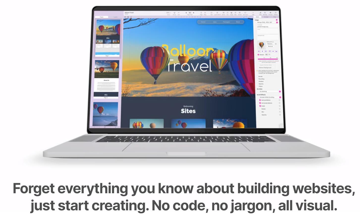 sparkleapp可视化网页设计工具