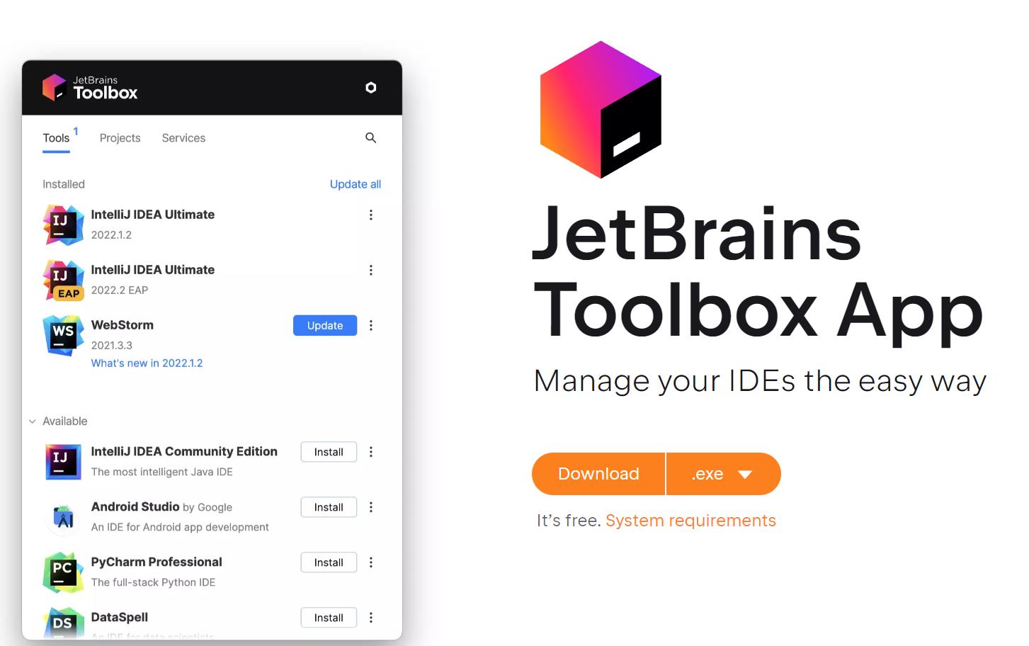 jetbrains-各种开发工具包