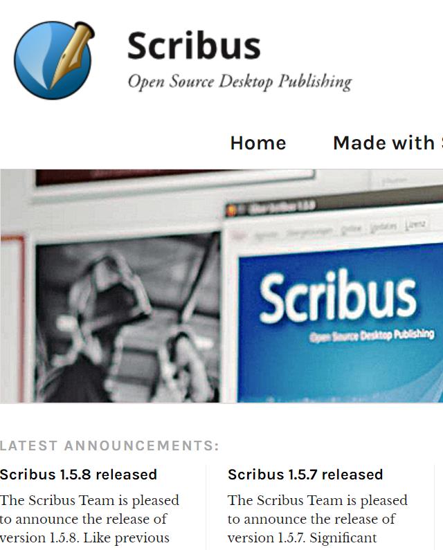 scribus:开源电子杂志制作软件