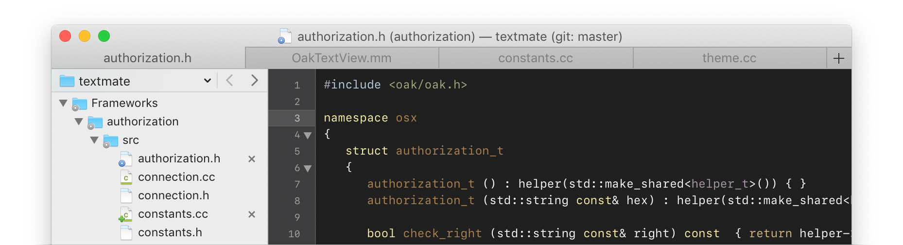 TextMate-Mac上的vim