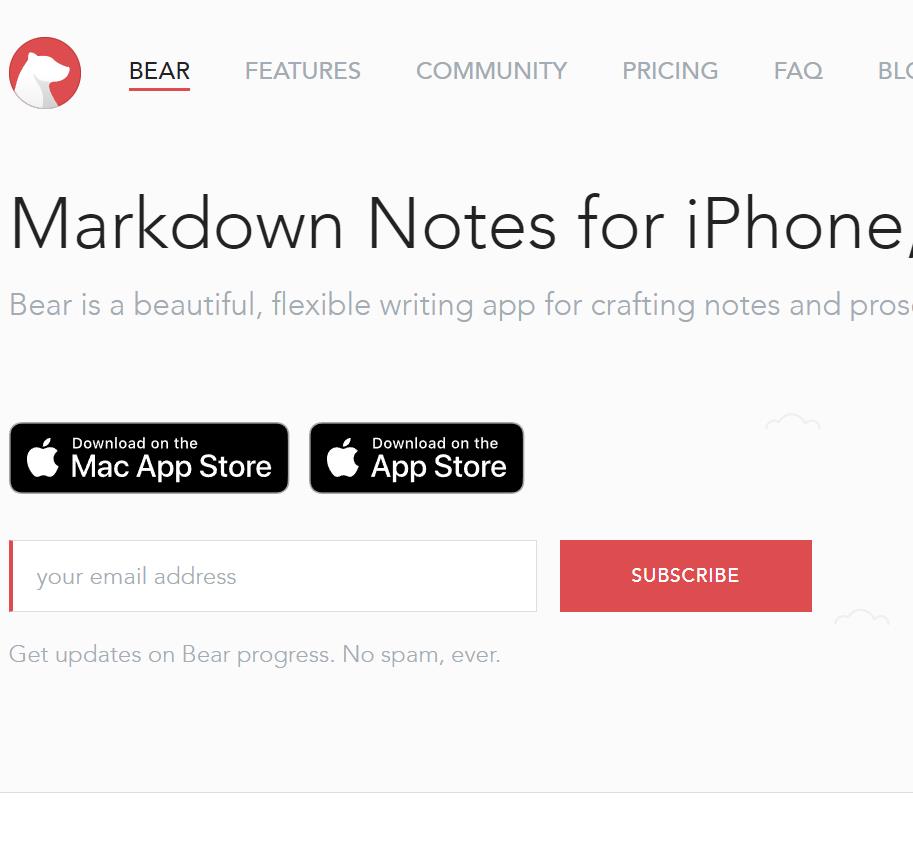 bear:markdown记笔记