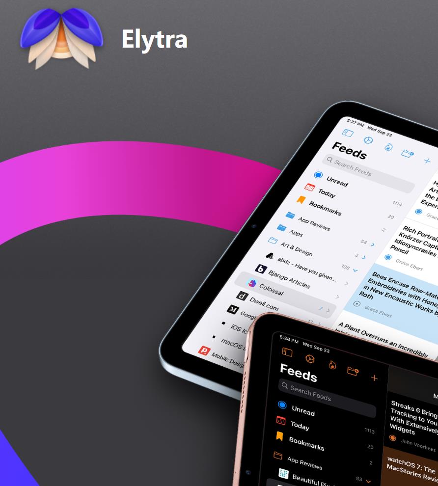 elytra 原生文本和图像渲染