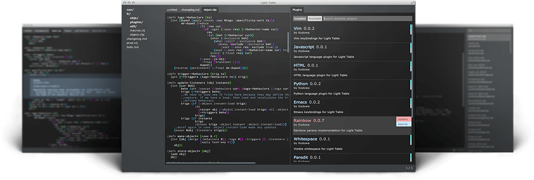 lighttable-下一代IDE