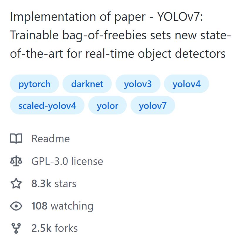 yolov7 官方github 代码