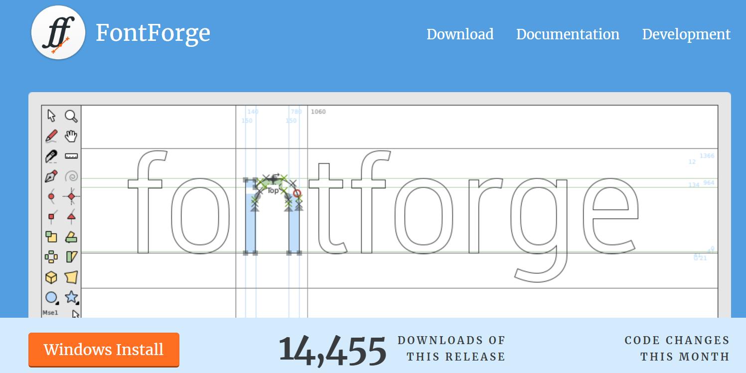 fontforge-开源字体设计