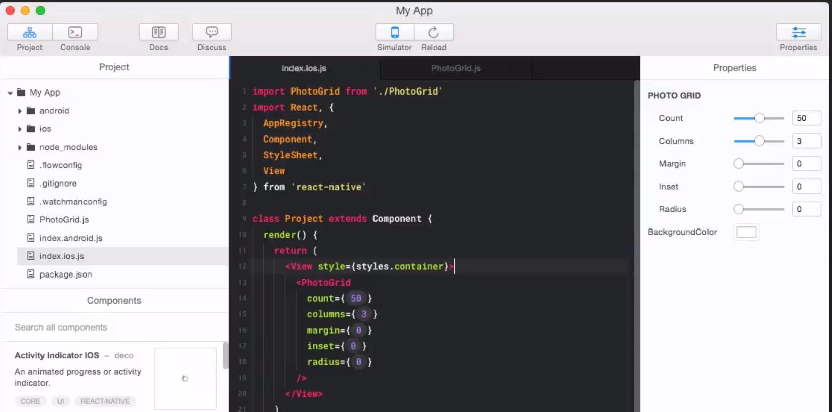 Deco IDE -控件拖拽界面实时变更