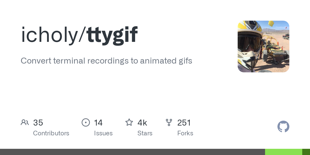 ttygif-录屏转ｇｉｆ