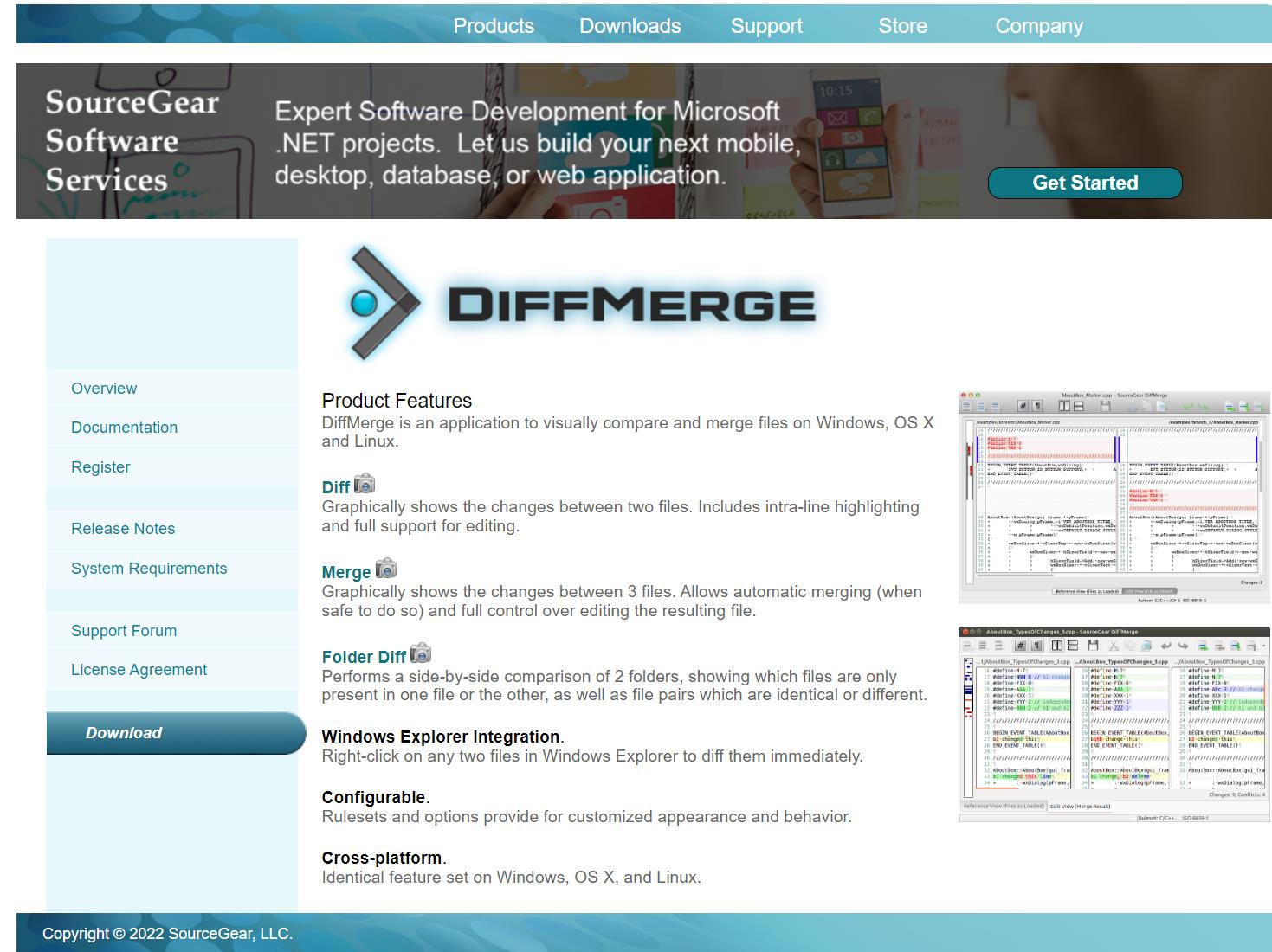diffmerge-可视化文件比较