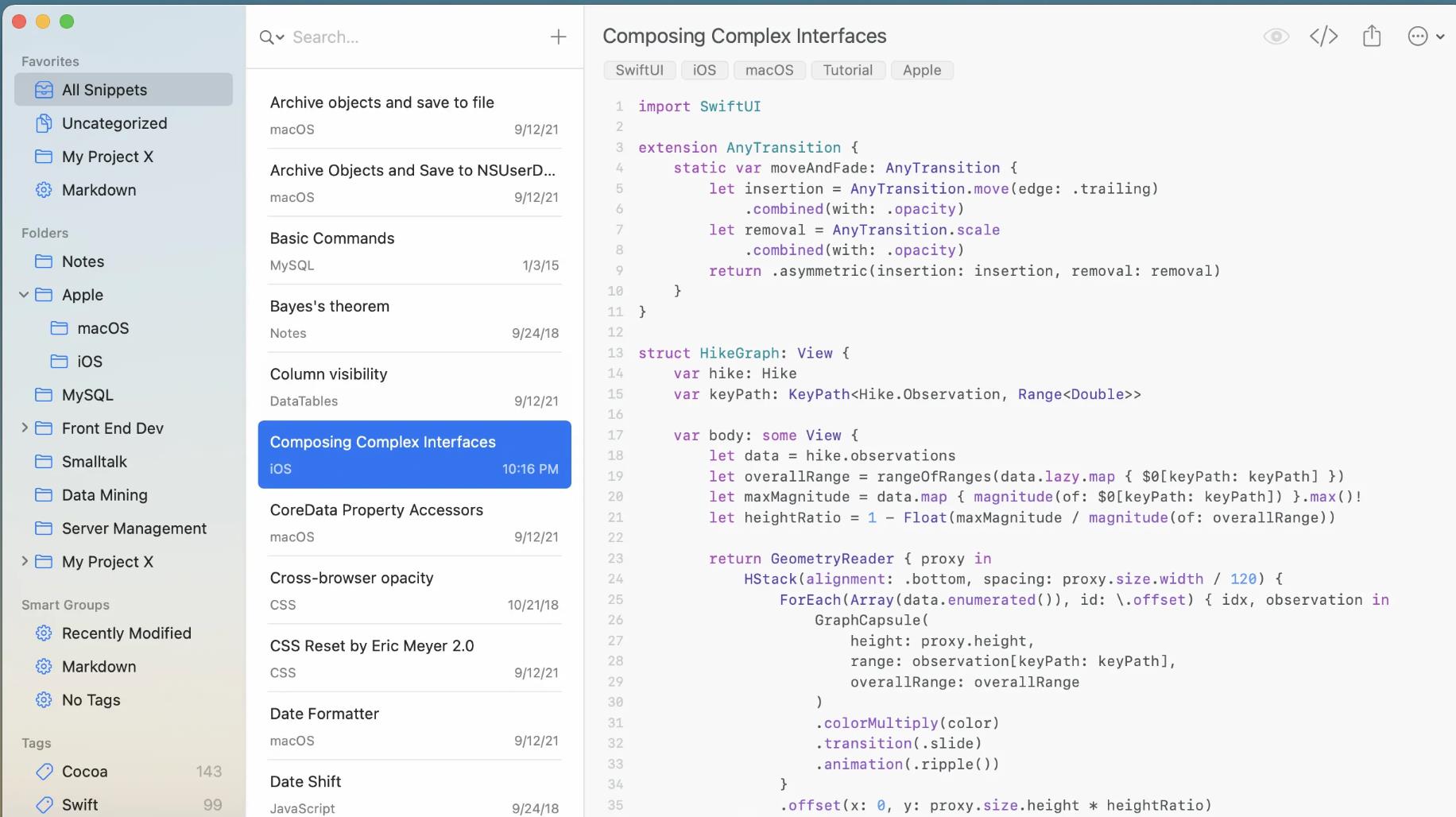 snippetlab-组织和管理代码段