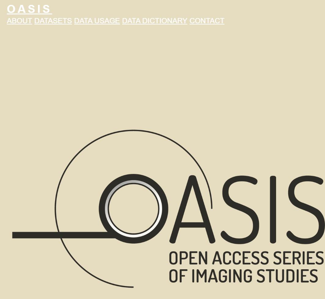 OASIS 开源神经影像学数据中心