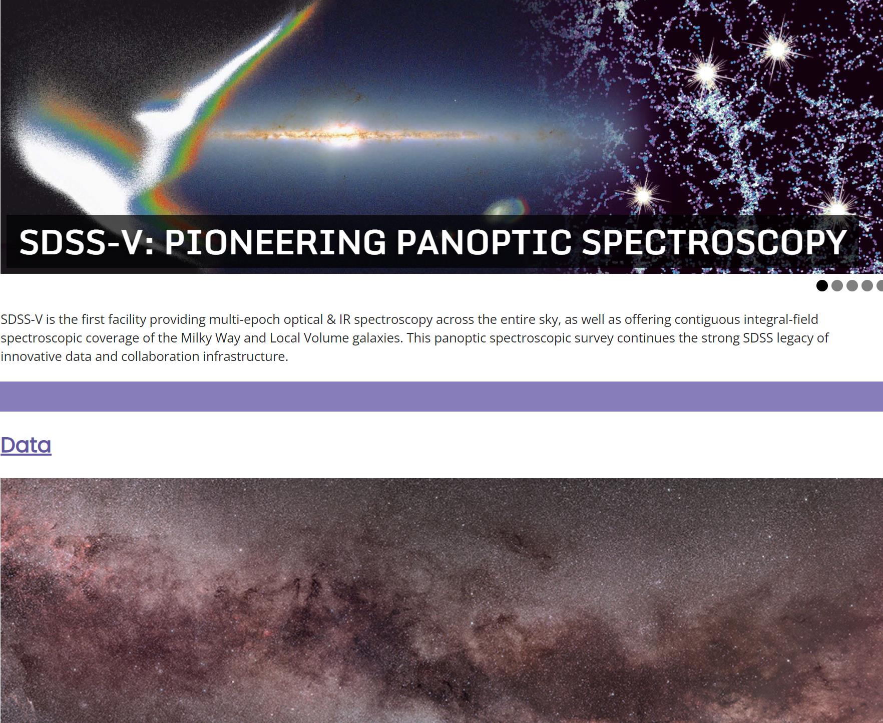 SDSS 银河系星体映射数据