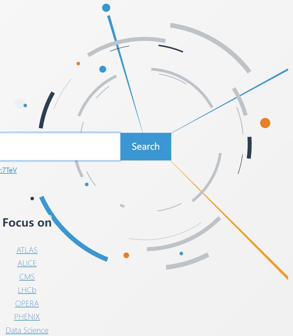 CERN opendata 分类详细数据多