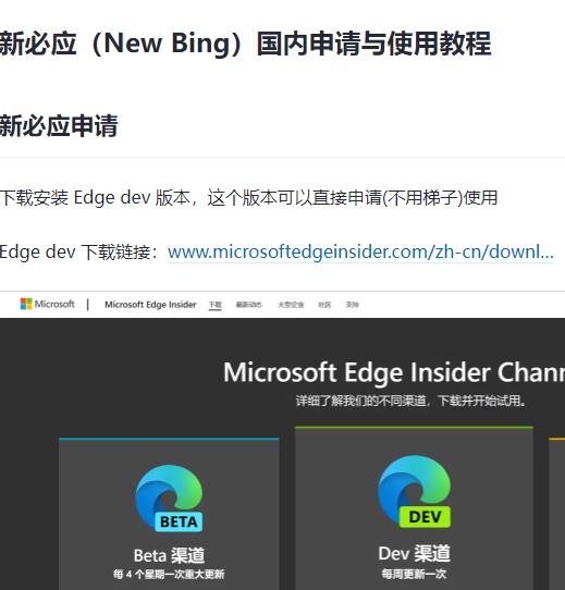 New Bing国内申请与使用教程