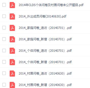中国劳动力动态调查 密码svrl