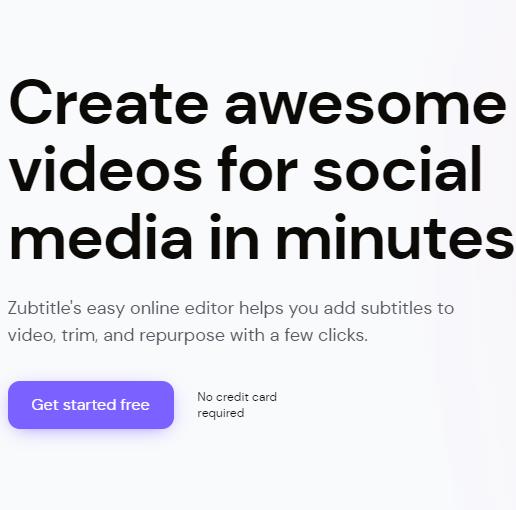 zubtitle 自动视频加字幕