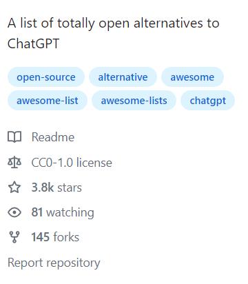awesome totally open chatgpt