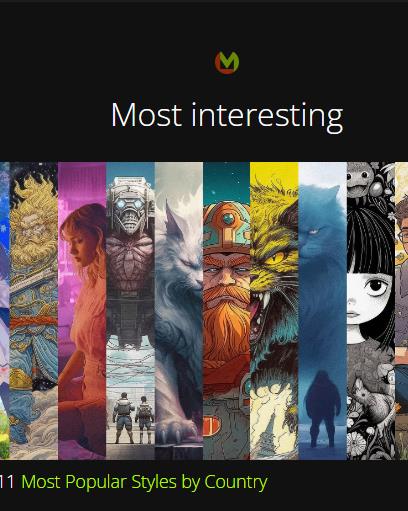 Midjourney 作品分享库