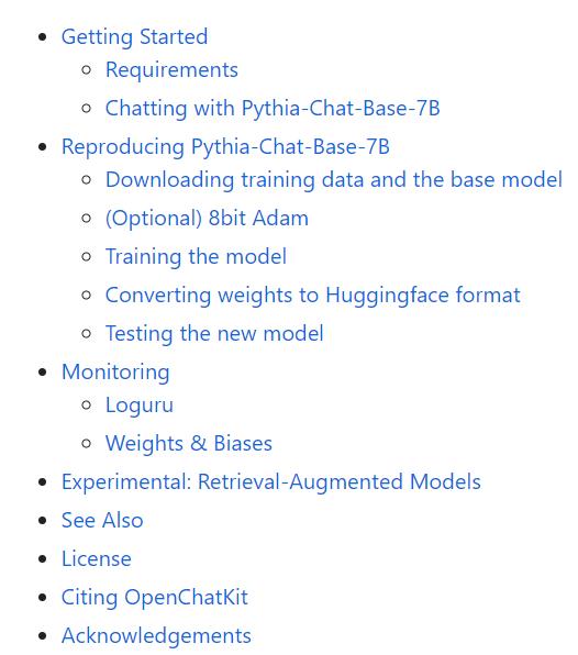 OpenChatKit ChatGPT的开源平替
