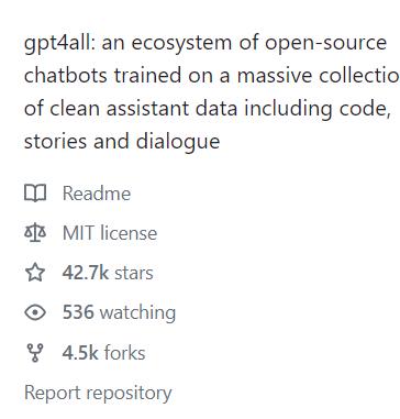 gpt4all 本地部署聊天机器人