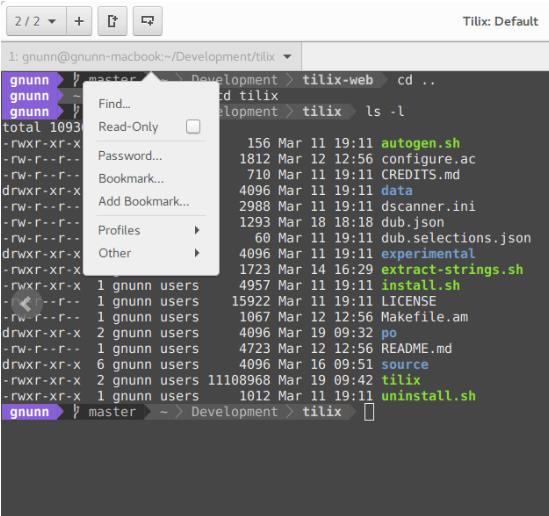 Tilix 自定义标题和超链接