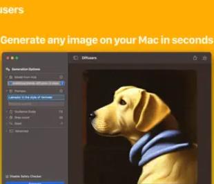 diffusers Mac下的AI生成图