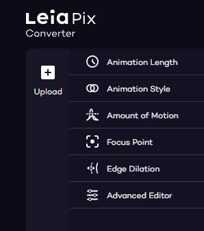 leiapix 上传照片转3D