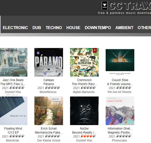 cctrax 国外的流行音乐专辑网站