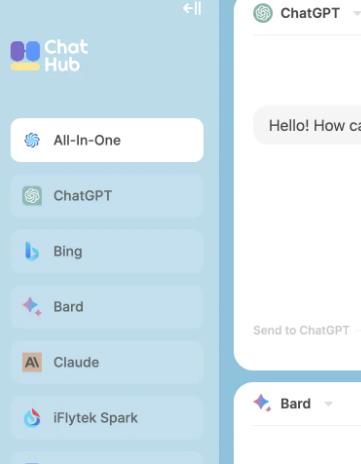 chathub 同时和多个聊天AI聊天