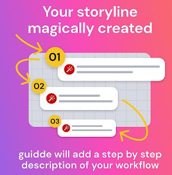 guidde 自动视频步骤注释、分段